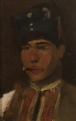 Man_smoking_a_ cigaretten Magyar: Cigaretta ferfi